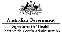 Australian Government Department of Health Office of Drug Control logo