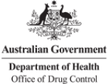 Australian Government Department of Health Office of Drug Control logo